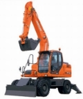 Doosan SOLAR DX 160W, Колесные экскаваторы , Строительная техника