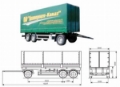 Kamaz СЗАП 8305, Camion plateau ridelle, Transport