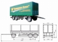 Kamaz СЗАП 83053, Camion plateau ridelle, Transport