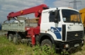 MAZ UNIC URA-1504, Grue auxiliaire, Transport