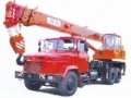 КРАЗ 65101 КТА-28, г/п 28 т, Grue auxiliaire, Transport