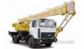 Машека КС-3579-2-00, Camion plateau ridelle avec grue, Transport