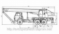 Силач КТА-18, Camion plateau ridelle avec grue, Transport