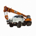 Силач КТА-25, Camion plateau ridelle avec grue, Transport