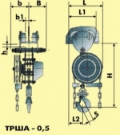 Тали передвижные ТРШАМ-05, Ostali kranovi i platforme, Gradjevinarstvo