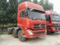 DongFeng 天龙双导向牵引车头, รถหัวลาก 2 เพลา ขับเคลื่อนทุกเพลา, เครื่องจักรงานขนส่ง