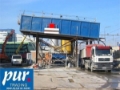 Großraumcontaineranlage komplett, Scaffolding equipment, Construction
