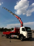 Volvo FM12 - 26.340 - 6X2 + Fassi, Автомобильные краны, Транспорт