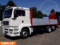 MAN 26.430, 6X2,VALNÍK S, Camion plateau ridelle, Transport