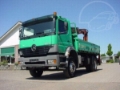 Mercedes-Benz 1828 SKLOPKA+RUKA+DR, Camion benne, Transport