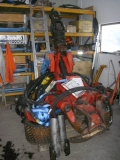 Valmet 960 S II (2)، رؤوس حصادات، التحريج