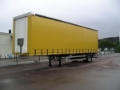 Fruehauf Citytrailer Gardintrailer NY, Semi remorque à rideaux coulissants (PLSC), Transport