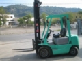 Mitsubishi FD 25, 4-wheel counterbalanced truck, Material Handling