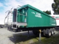 Fliegl DHKA 350 mit Liftachse, Benne semi remorque, Transport