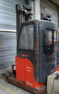 Linde R14、リーチトラック、資材運搬設備