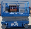 GENIE GS 2646、シザースリフト高所作業車、建設