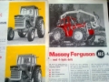 Massey Ferguson 165, 曳引機 60-79 hp, 農業機械