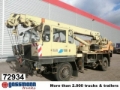 Babelsberg Masch-Bau ADK / 125-2 4x4 / 4x4, Camion plateau ridelle avec grue, Transport