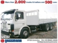 Scania 94P / 280 6x2 / 6x2, Camion plateau ridelle, Transport