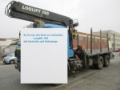 Longlift Holzkran von Mercedes, Camion grumier, Transport