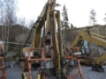 Komatsu PC200 m/Tamrock mini flexi, Свердлильні установки, Будтехніка