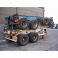 Fruehauf Squelette 20'، نصف مقطورات هيكلية، مواصلات