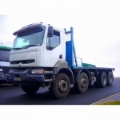 Renault KERAX 400、フラットベッド/ドロップサイドトラック、輸送