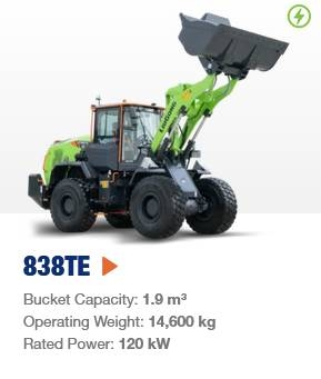 LiuGong 838 TE vollelektrisch 14.600 kg