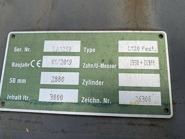 Seiler (1062) 3.8 cbm neuw. Schaufel / bucket