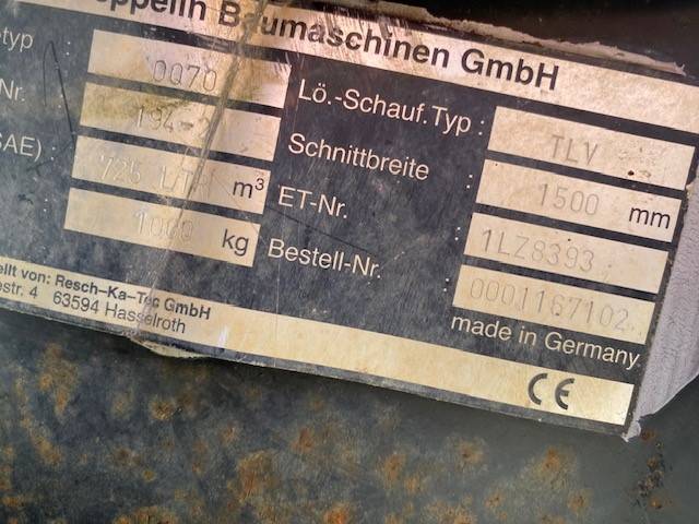 [Other] (5451)  1.50 m GLV / digging bucket