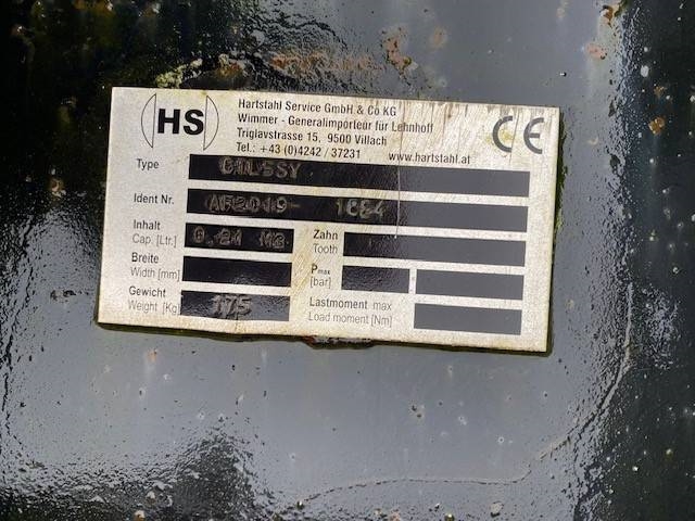 HS (99002581) 0.60 m Tieflöffel / bucket MS O8