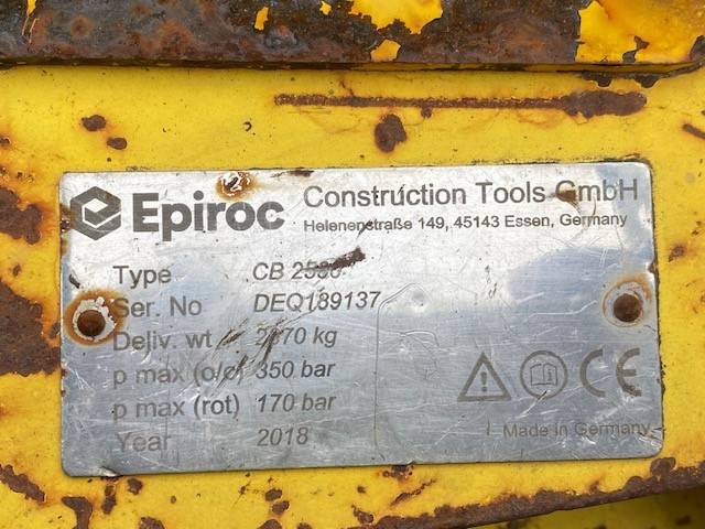 Epiroc CB 2500 Zange CW 40 (12005838)