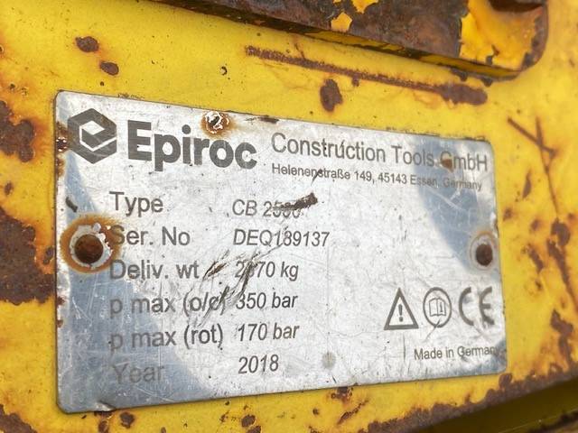 Epiroc CB 2500 Zange CW 40 (12005838)