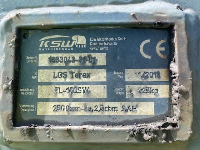 Terex TL 160  2x Schaufel (12005689)