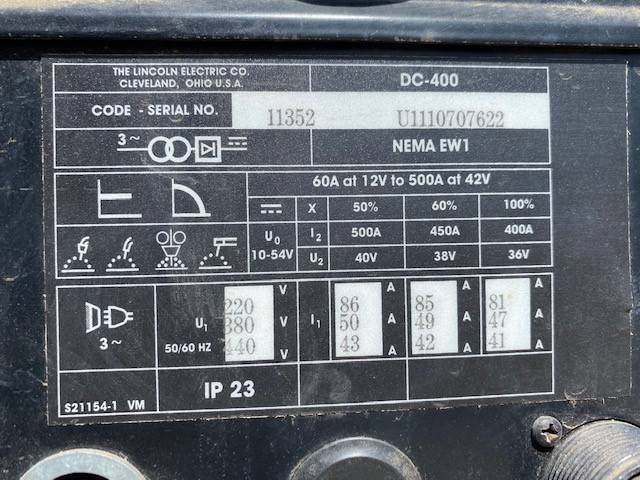 Lincoln (1146) IDEALARC DC 400