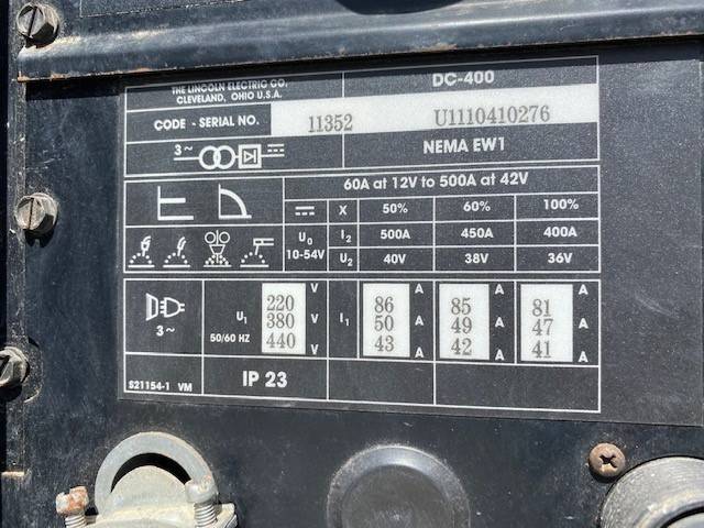 Lincoln (1146) IDEALARC DC 400
