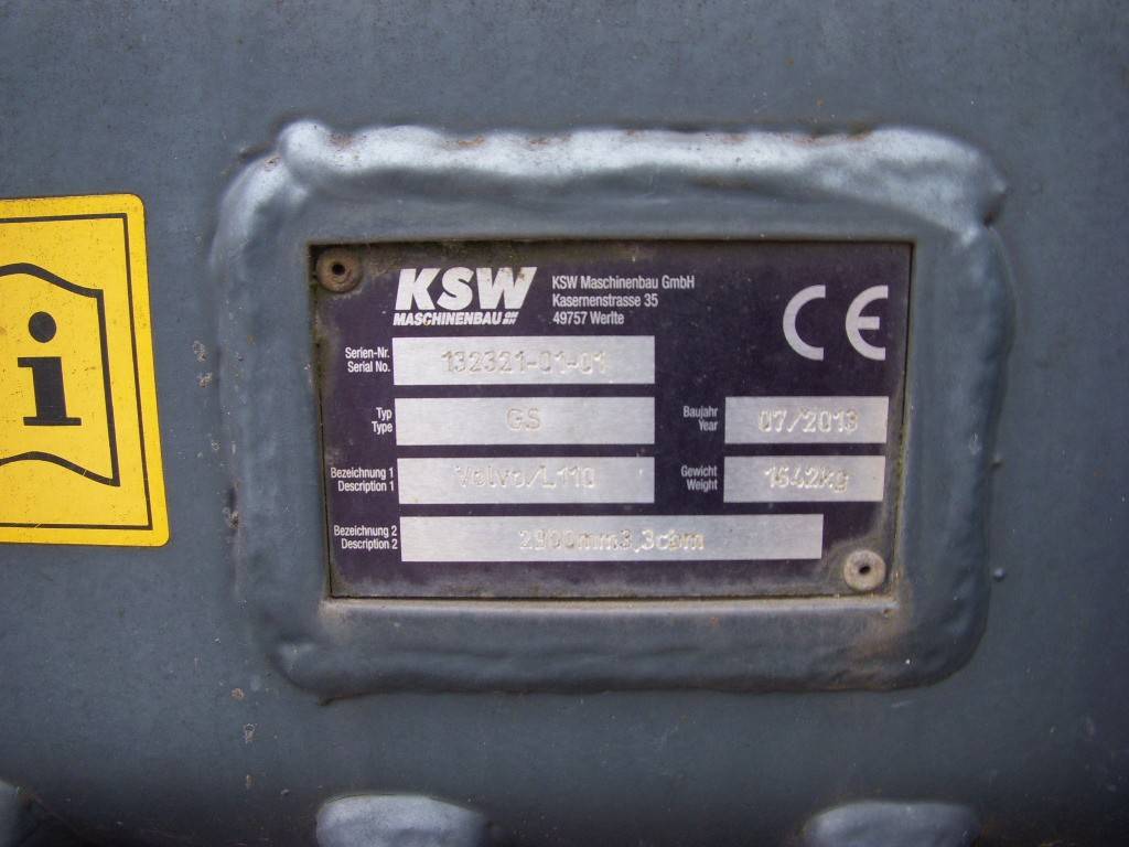 KSW (0791) 3.3 cbm Siebschaufel / bucket