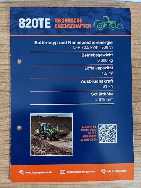 LiuGong 820 TE vollelektrisch, MIETE / RENTAL (12005253)