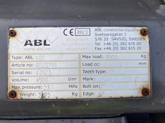 ABL (2186) 4.5 cbm Hochkippschaufel / bucket