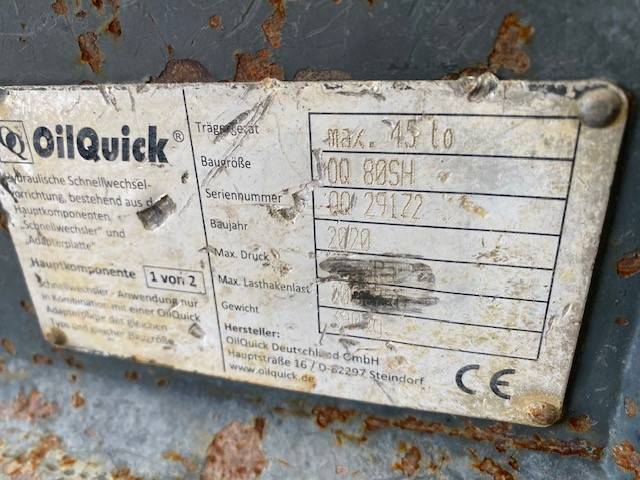 OilQuick (5757)  gebr. SW OilQuick OQ 80