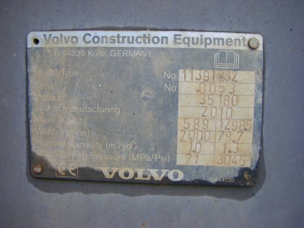 Volvo (0839) gebr. Volvo 4in1 Klappschaufel / bucket