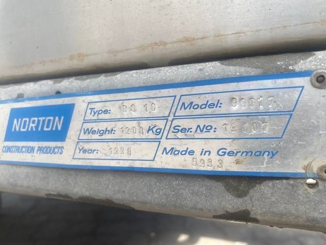 Norton BS 16 Kernbohrwagen mit 200 mm Bohrkrone
