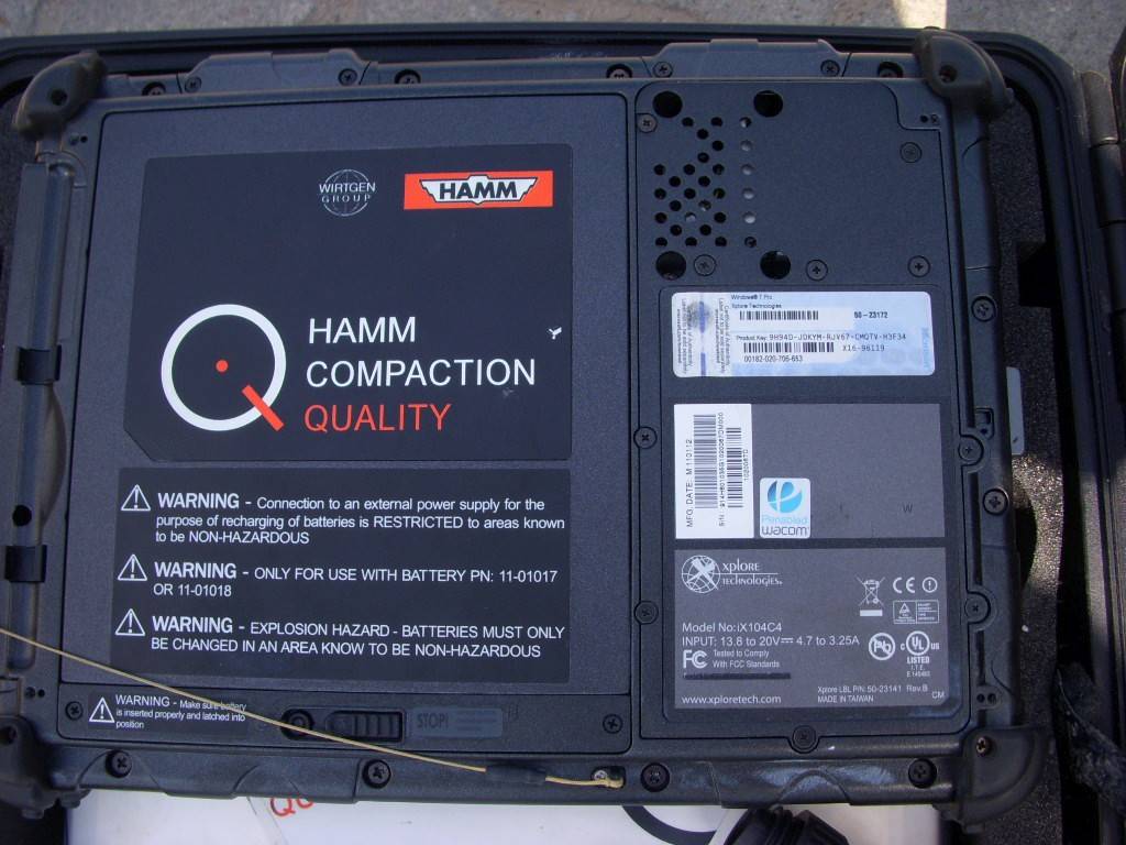 Hamm H13i mit Verdichterplatten + HCQ (12001224)