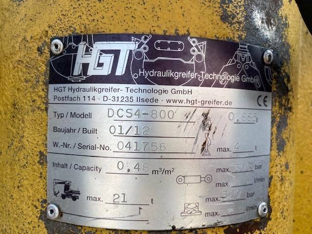 HGT (5448) 0.80 m Greifer DCS4-800