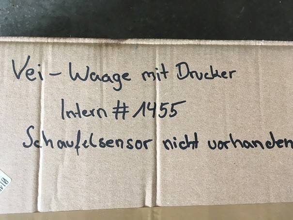 [Other] (1455)  gebr. Vei Waage Millennium + Drucker